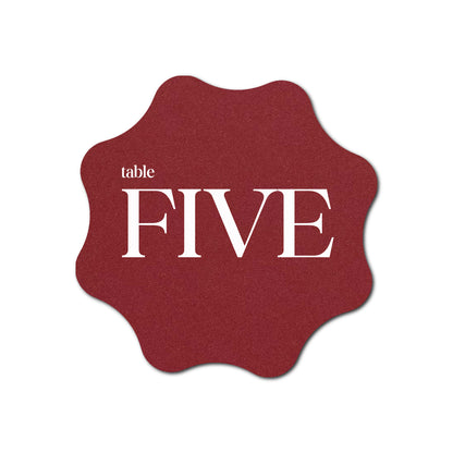 Individually Personalized Wedding Prints on Diecut Cardstock - Shape S101