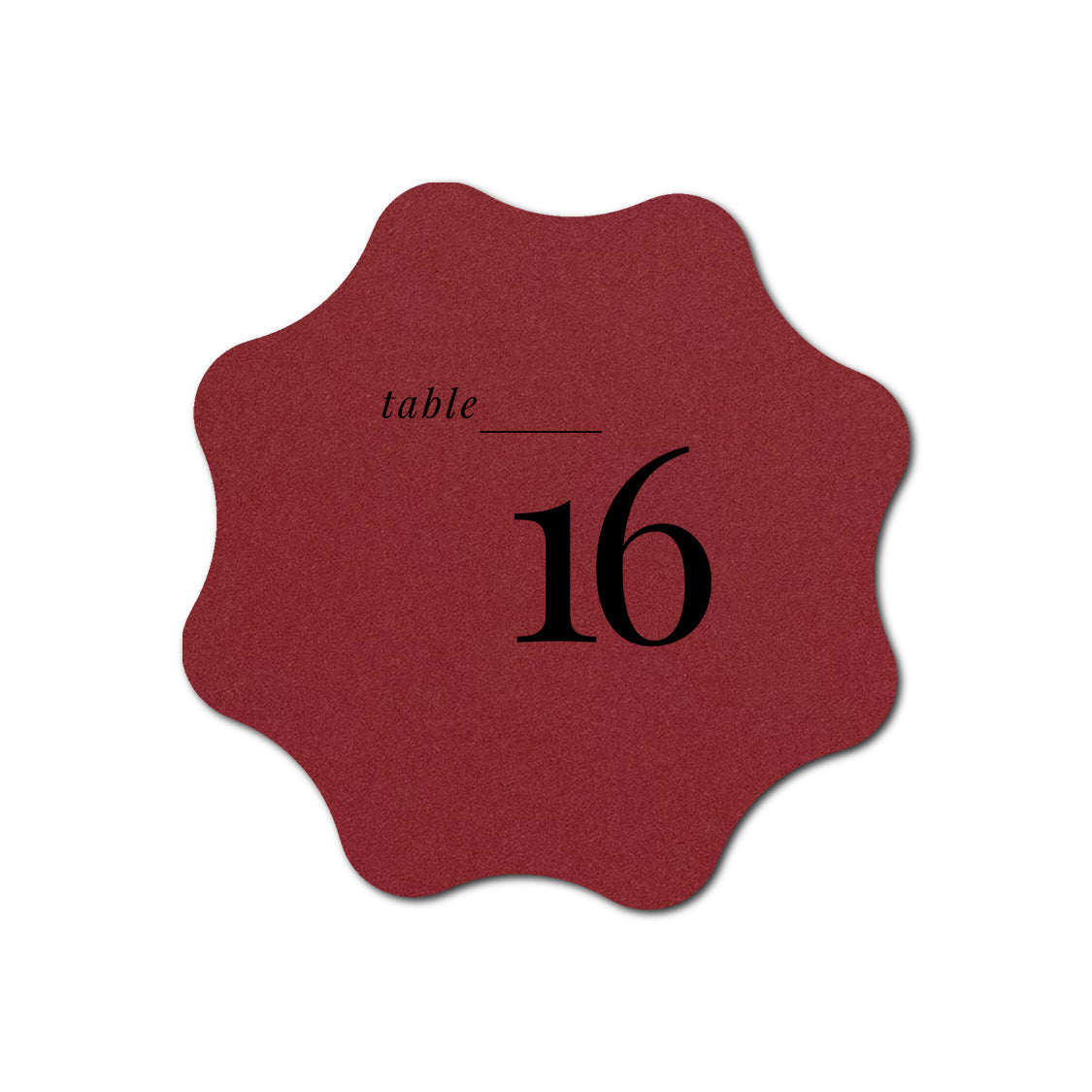 Individually Personalized Wedding Prints on Diecut Cardstock - Shape S101