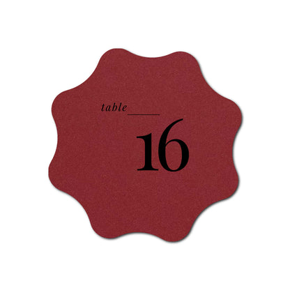 Individually Personalized Wedding Prints on Diecut Cardstock - Shape S101