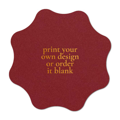 Custom Wedding Prints on Diecut Shaped Cardstock | Shape S101