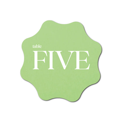 Individually Personalized Wedding Prints on Diecut Cardstock - Shape S101