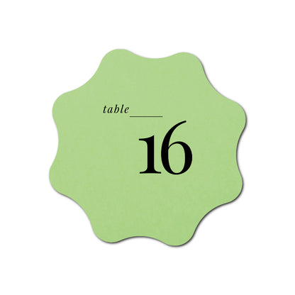 Individually Personalized Wedding Prints on Diecut Cardstock - Shape S101