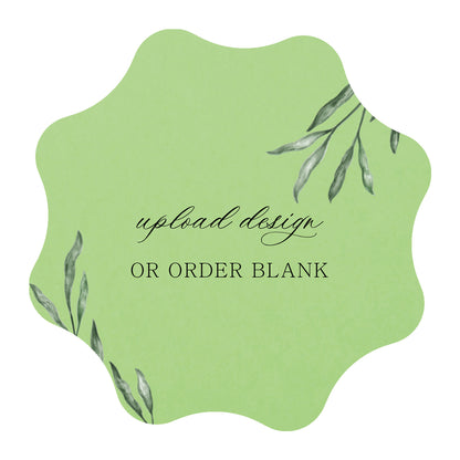 Custom Wedding Prints on Diecut Shaped Cardstock | Shape S101