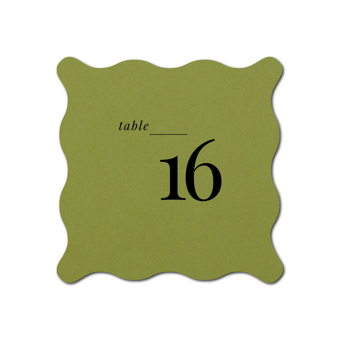 Individually Personalized Wedding Prints on Diecut Cardstock - Shape S102