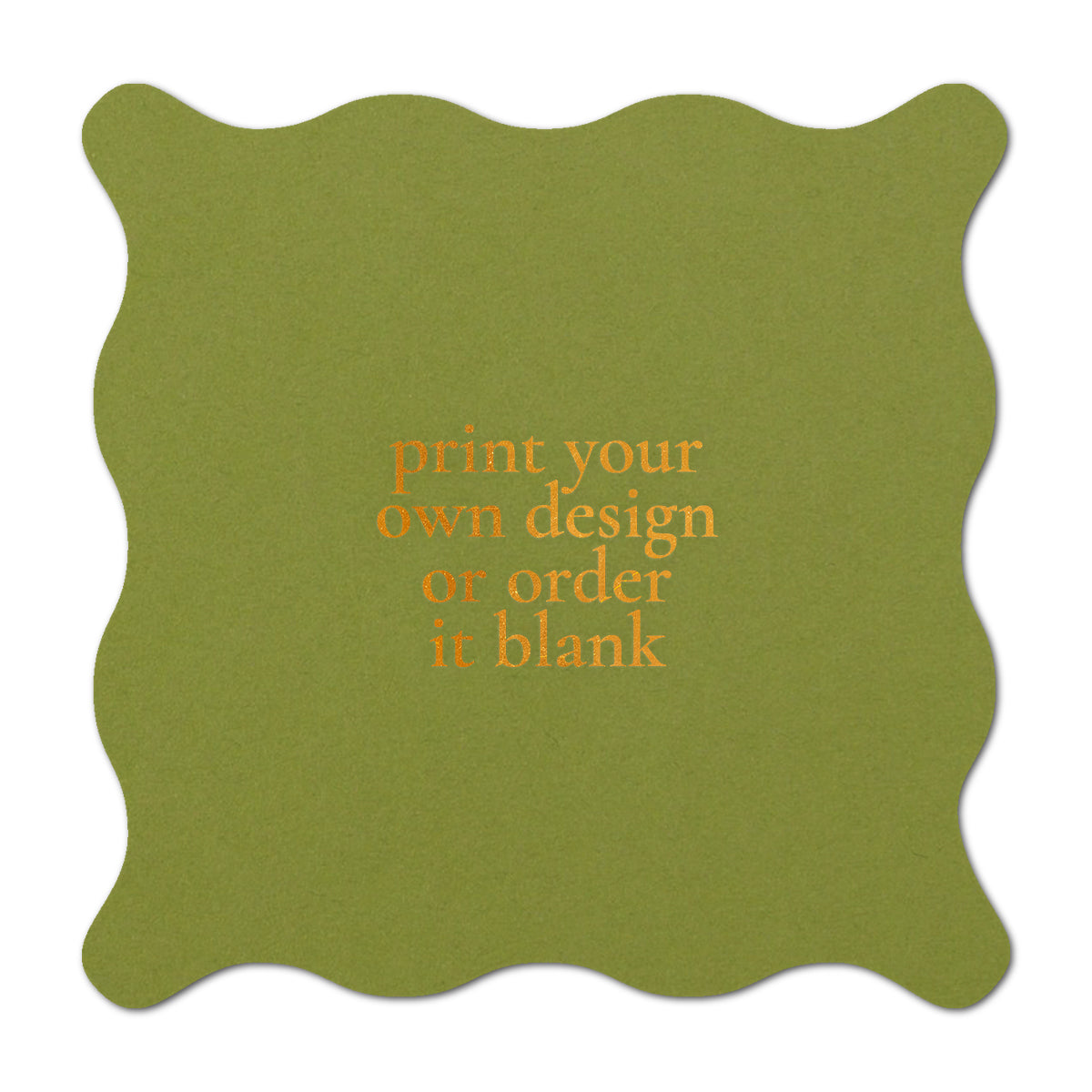 Custom Wedding Prints on Diecut Shaped Cardstock | Shape S102