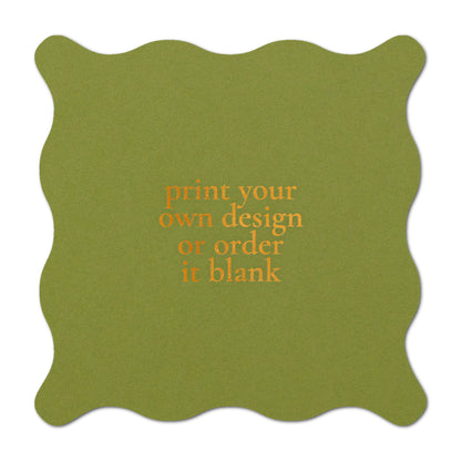 Custom Wedding Prints on Diecut Shaped Cardstock | Shape S102
