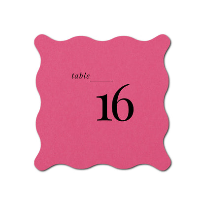 Individually Personalized Wedding Prints on Diecut Cardstock - Shape S102