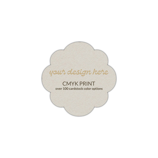 Shape S103 Diecut Card | CMYK Print | 2.5" x 2.5"