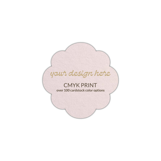 Shape S103 Diecut Card | CMYK Print | 3.5" x 3.5"