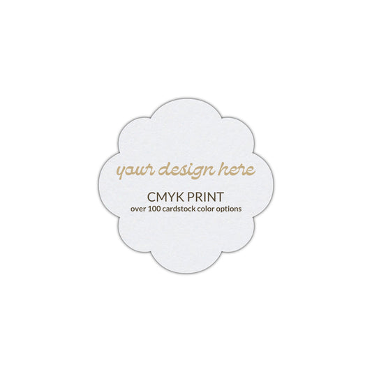 Shape S103 Diecut Card | CMYK Print | 2.75" x 2.75"