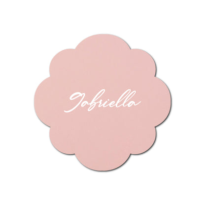 Individually Personalized Wedding Prints on Diecut Cardstock - Shape S103