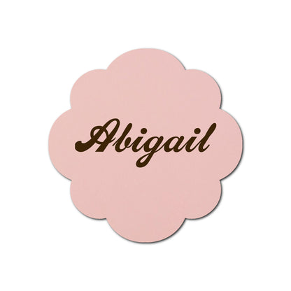 Individually Personalized Wedding Prints on Diecut Cardstock - Shape S103