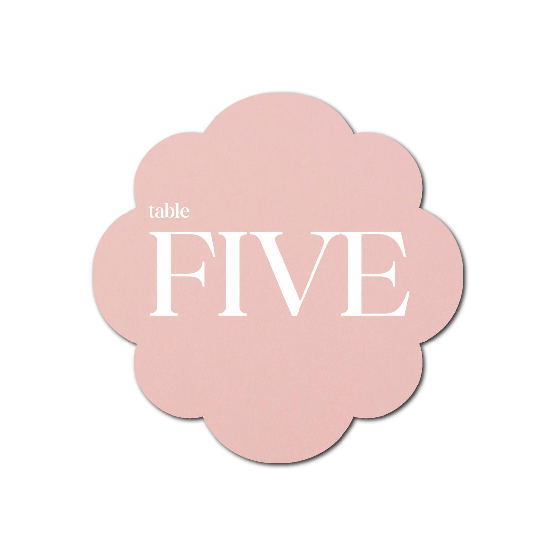 Individually Personalized Wedding Prints on Diecut Cardstock - Shape S103