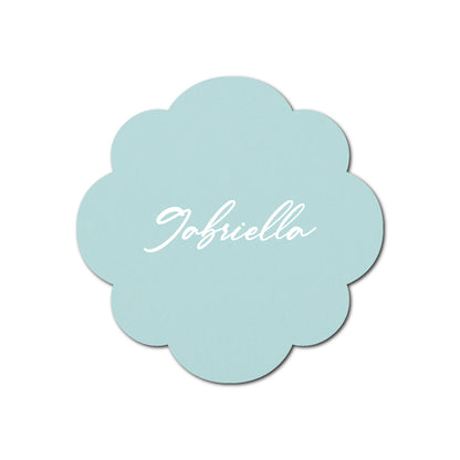 Individually Personalized Wedding Prints on Diecut Cardstock - Shape S103