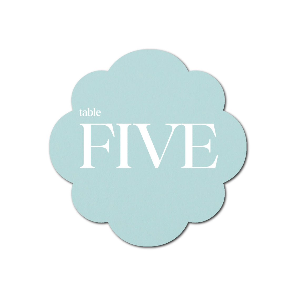 Individually Personalized Wedding Prints on Diecut Cardstock - Shape S103