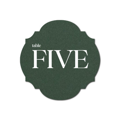 Individually Personalized Wedding Prints on Diecut Cardstock - Shape S104