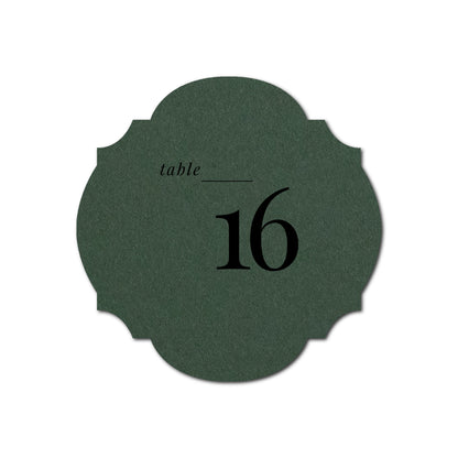Individually Personalized Wedding Prints on Diecut Cardstock - Shape S104