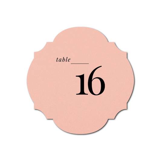 Individually Personalized Wedding Prints on Diecut Cardstock - Shape S104