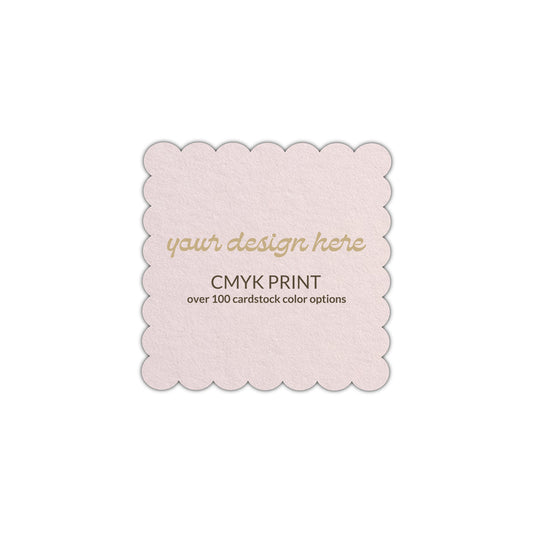 Shape S105 Diecut Card | CMYK Print | 3.5" x 3.5"