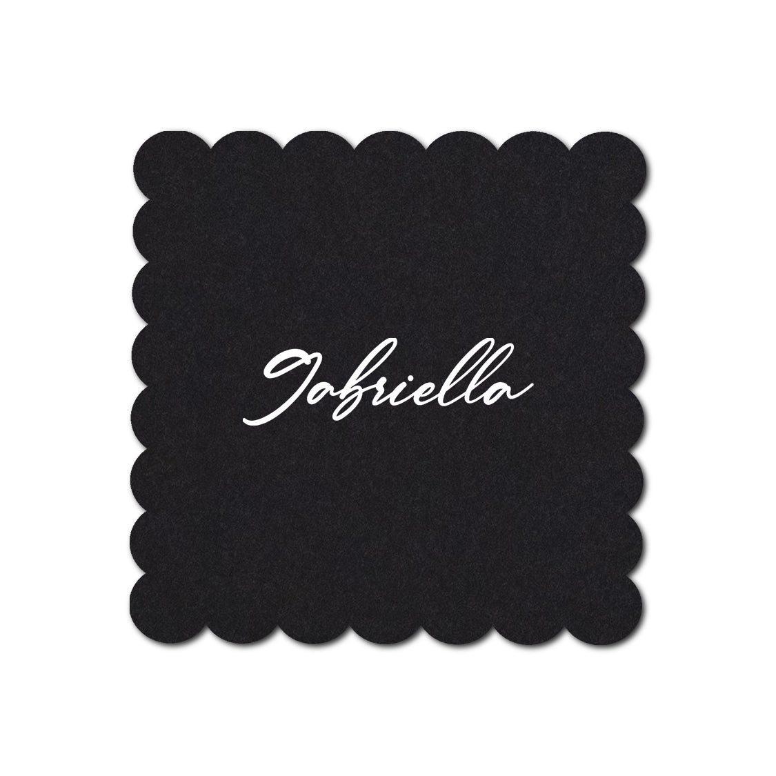 Individually Personalized Wedding Prints on Diecut Cardstock - Shape S105