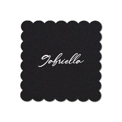 Individually Personalized Wedding Prints on Diecut Cardstock - Shape S105
