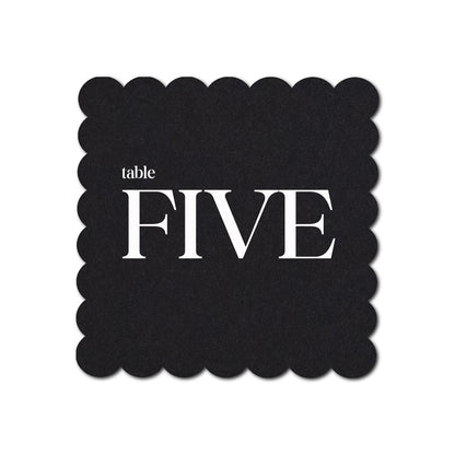 Individually Personalized Wedding Prints on Diecut Cardstock - Shape S105