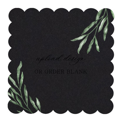 Custom Wedding Prints on Diecut Shaped Cardstock | Shape S105