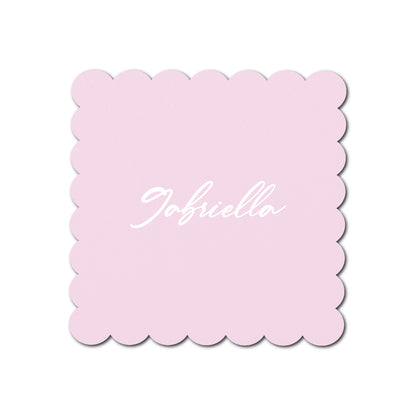 Individually Personalized Wedding Prints on Diecut Cardstock - Shape S105
