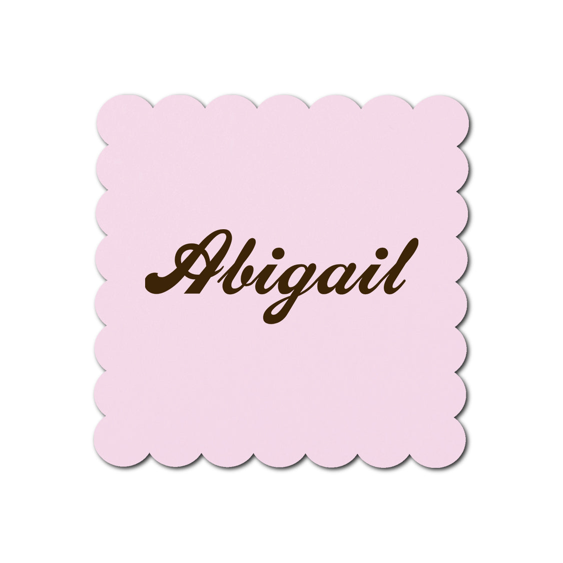 Individually Personalized Wedding Prints on Diecut Cardstock - Shape S105
