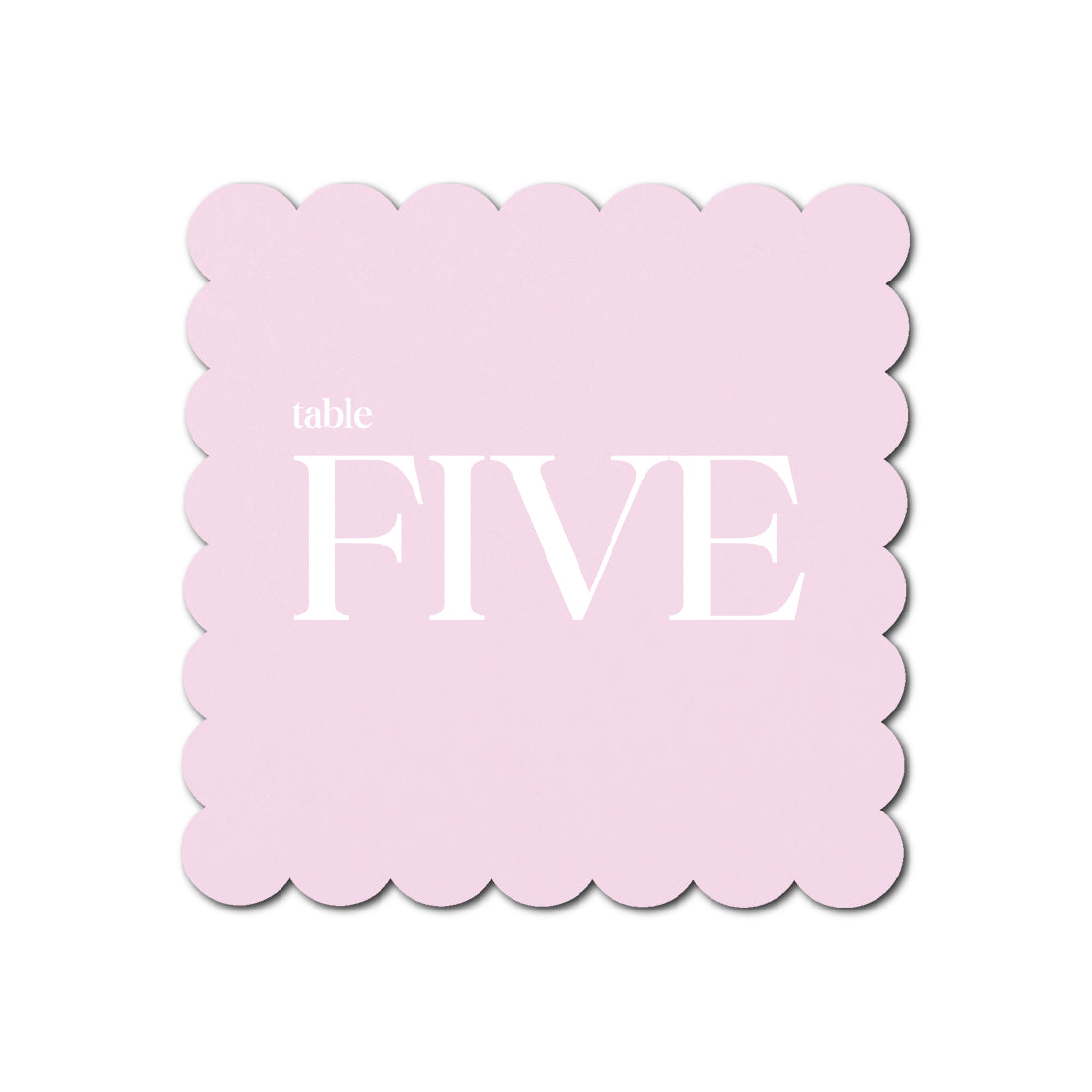 Individually Personalized Wedding Prints on Diecut Cardstock - Shape S105