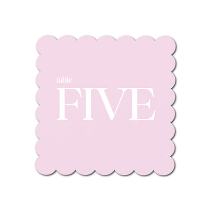 Individually Personalized Wedding Prints on Diecut Cardstock - Shape S105