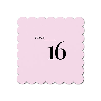 Individually Personalized Wedding Prints on Diecut Cardstock - Shape S105