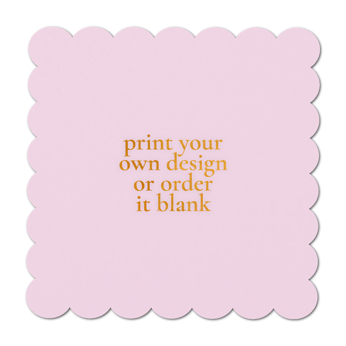 Custom Wedding Prints on Diecut Shaped Cardstock | Shape S105