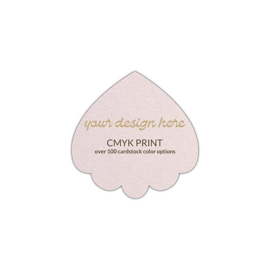 Shape S106 Diecut Card | CMYK Print | 3.5" x 3.5"