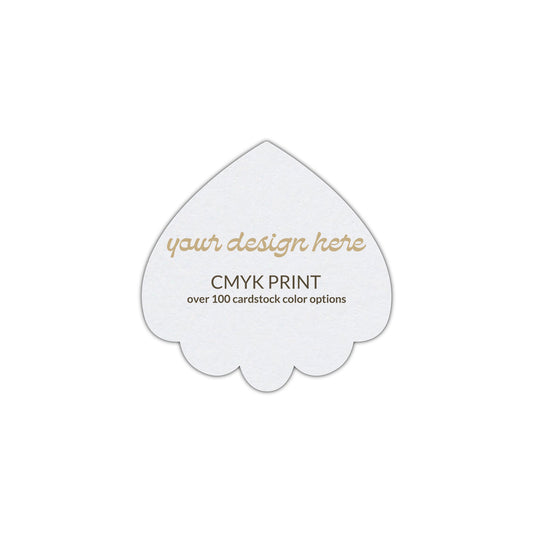 Shape S106 Diecut Card | CMYK Print | 2.75" x 2.75"