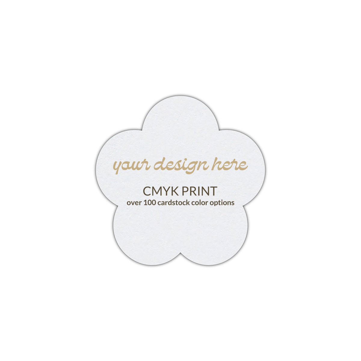 Shape S107 Diecut Card | CMYK Print | 5.25" x 5.25"