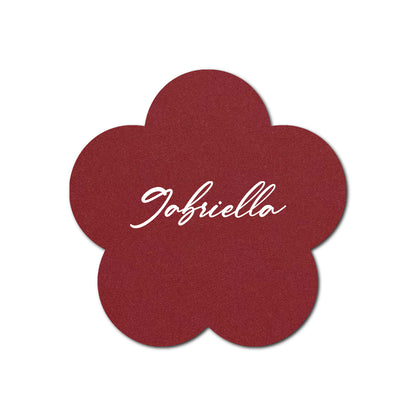 Individually Personalized Wedding Prints on Diecut Cardstock - Shape S107