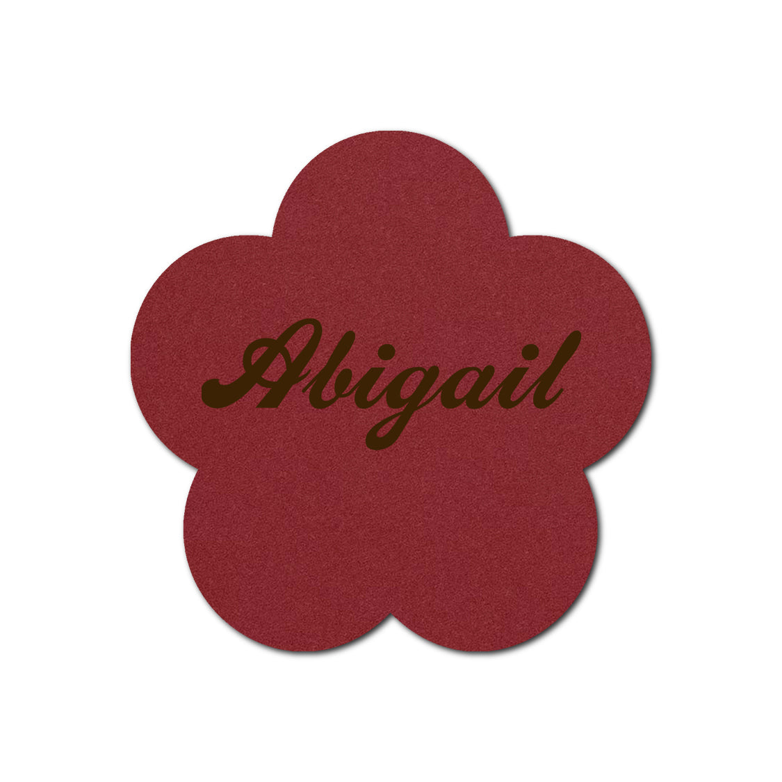 Individually Personalized Wedding Prints on Diecut Cardstock - Shape S107