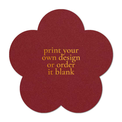 Custom Wedding Prints on Diecut Shaped Cardstock | Shape S107