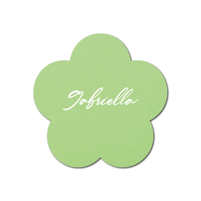 Individually Personalized Wedding Prints on Diecut Cardstock - Shape S107