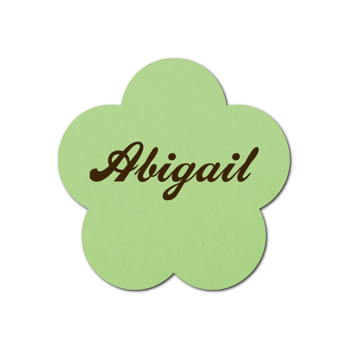Individually Personalized Wedding Prints on Diecut Cardstock - Shape S107