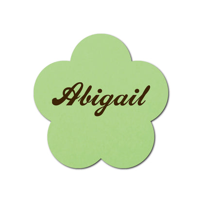 Individually Personalized Wedding Prints on Diecut Cardstock - Shape S107