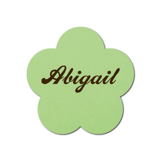 Individually Personalized Wedding Prints on Diecut Cardstock - Shape S107