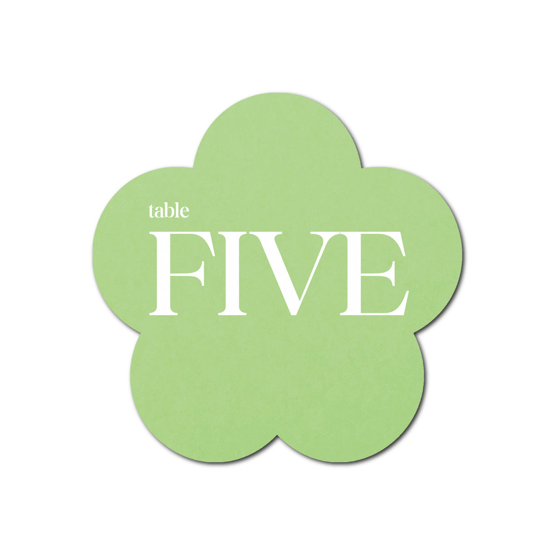 Individually Personalized Wedding Prints on Diecut Cardstock - Shape S107