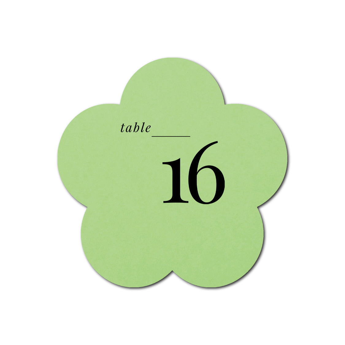 Individually Personalized Wedding Prints on Diecut Cardstock - Shape S107