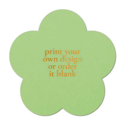 Custom Wedding Prints on Diecut Shaped Cardstock | Shape S107