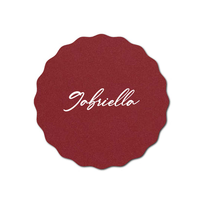 Individually Personalized Wedding Prints on Diecut Cardstock - Shape S108