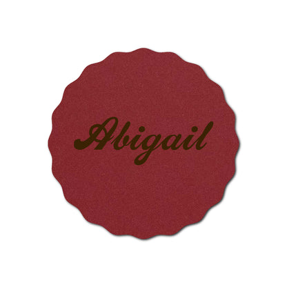 Individually Personalized Wedding Prints on Diecut Cardstock - Shape S108