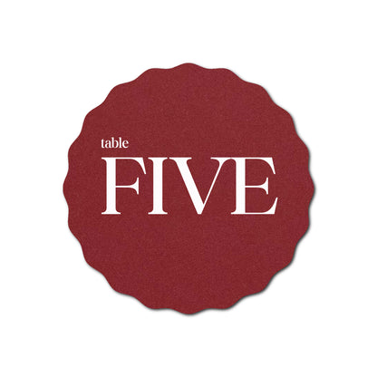 Individually Personalized Wedding Prints on Diecut Cardstock - Shape S108