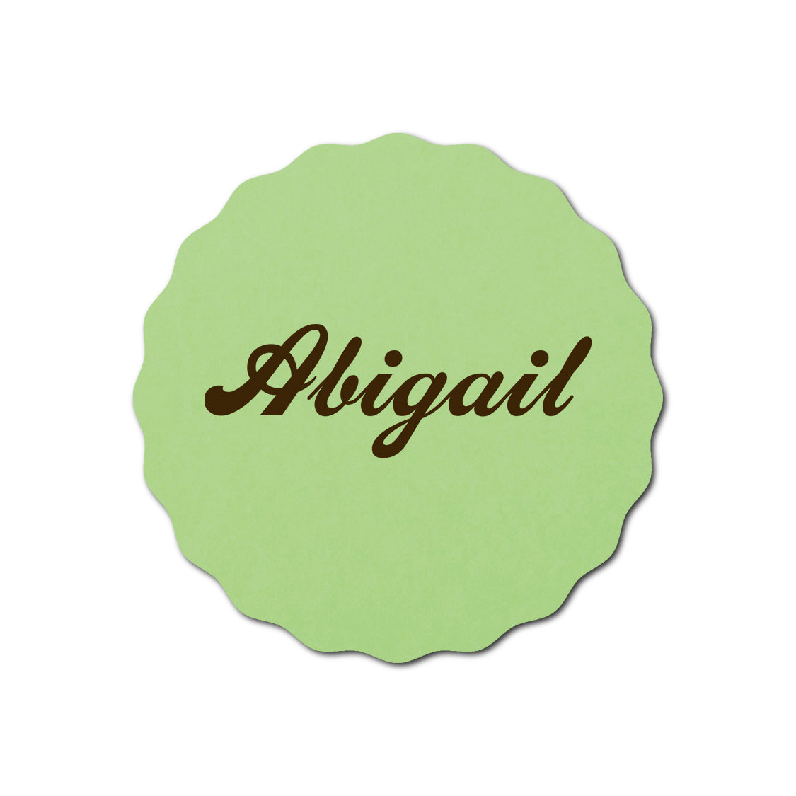 Individually Personalized Wedding Prints on Diecut Cardstock - Shape S108